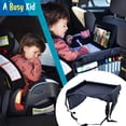 thumbnail image 4 of Mesa de almacenamiento para asiento de coche, tablero de pintura para niños de viaje, bandeja para carrito de bebé, 4 of 5