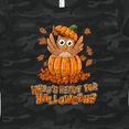 thumbnail image 4 of Inktastic Whoo's ready for Halloween?- cute owl in a pumpkin Women's T-Shirt, 4 of 5