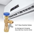 thumbnail image 1 of Control Valve, Brass Durable Light-Weight R22 Refrigerant Valve, For Refrigerant Charging Hose R22  Control Valve, 1 of 8