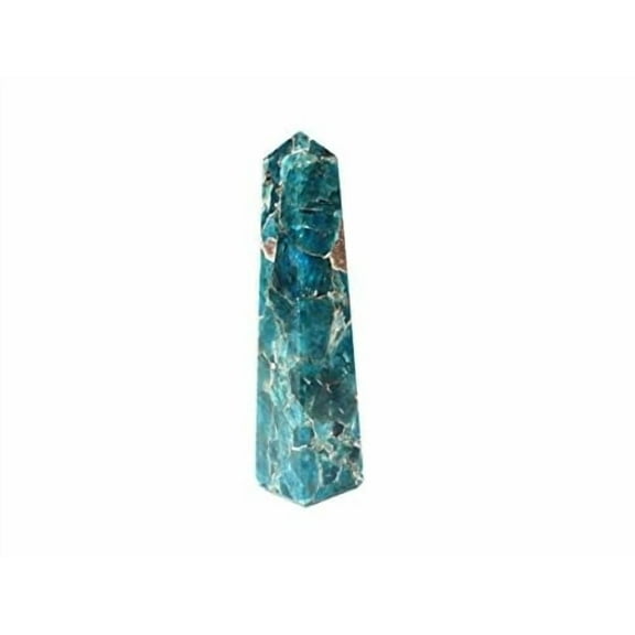 Jet New Energized Gemstone Tower Decorative Stone, 80-120 Grams