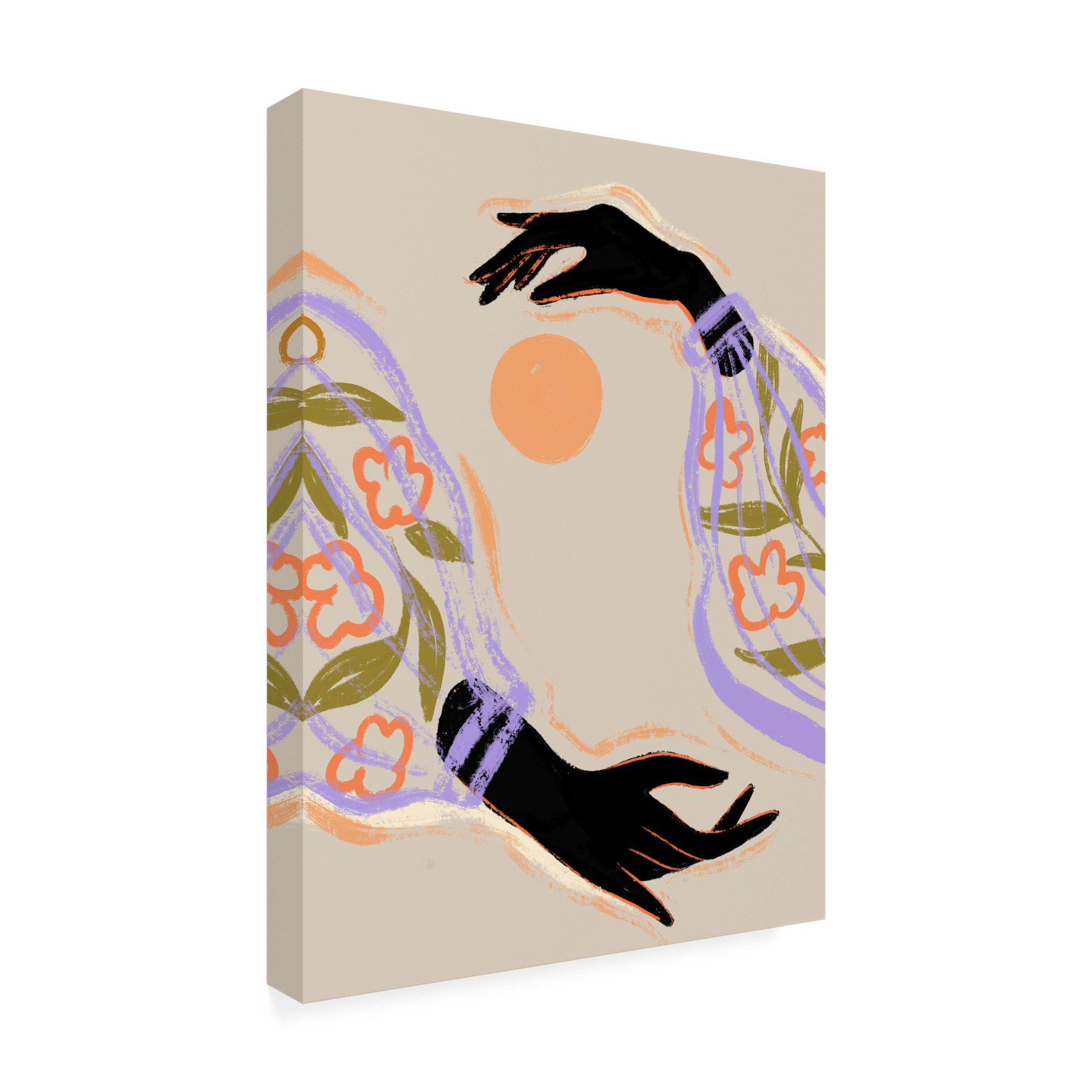 Trademark Fine Art Arty Guava Embrace The Sun Canvas Wall Art