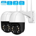 thumbnail image 1 of Cámara de seguridad inalámbrica para exteriores, videocámara IP de 2MP, 1080P, WIFI, PTZ, domo de velocidad, CCTV, Pan Tilt, Zoom 4X, red de vigilancia IR, nube P2P, 1 of 3