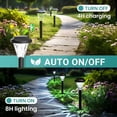 thumbnail image 4 of 8  Solar Lights Outdoor , Upgraded Solar Lights for Outside,Solar- Garden Light,Solar- Outdoor Light for Patio,Lawn,Yard and Landscape(Cold White), 4 of 7