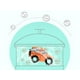 thumbnail image 3 of Juguetes para la dentición del coche del tractor para bebés de 3 a 12 meses, mordedor de silicona de grado alimenticio sin BPA con clip para chupete para niños y niñas, rosa WD.WDQZL electrónico, 3 of 5