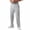 32#Light Gray, variant on Mens Baggy Sweatpants Elastic Drawstring Straight Leg Loose Waist Joggers Sweatpants for Men Pantalones para Gym White 2XL