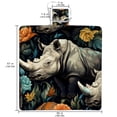 thumbnail image 2 of Rhinoceros Canvas Outdoor Picnic Mat - Waterproof and Durable Blanket for Camping, Hiking, Beach - Large Size, Portable and Easy to Clean - Ideal for Outdoor Activities and Travel, 2 of 6