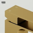 thumbnail image 5 of VIGO Dunn Single Handle Single-Hole Bathroom Vessel Faucet in Matte Brushed Gold, 5 of 13