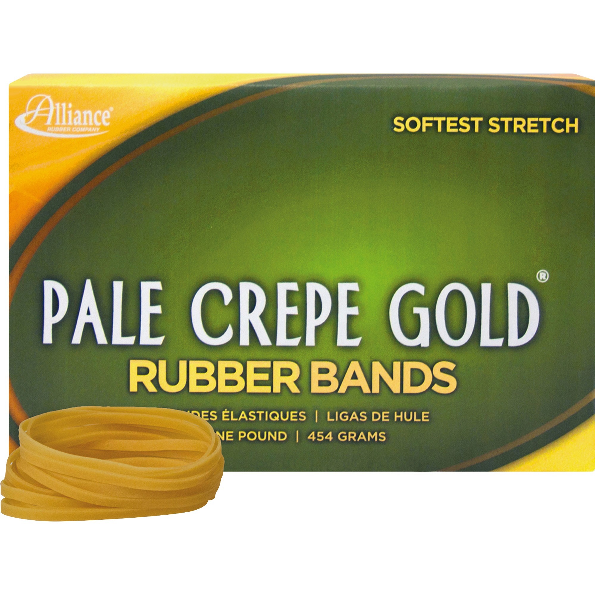 Alliance Pale Crepe Gold Rubber Bands