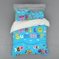 thumbnail image 2 of Ambesonne Saying Bedding Set 3 Pcs, Patchwork Style and Words, Twin XL, Multicolor, 2 of 3