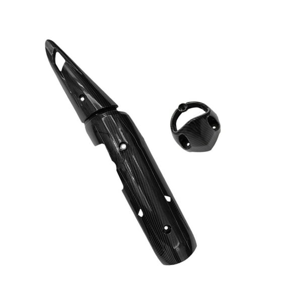 Stylish Carbon Fiber Exhaust Covers Motorcycle Heat Shield Enhanced Lightweight Exhaust Guard for 15ZR Models