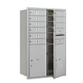 thumbnail image 2 of Salsbury Industries Recessed USPS 13 Door Front Load 4C Horizontal Mail Center with 1 Parcel Locker, 2 of 4