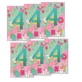 thumbnail image 2 of Simon Elvin Carte de Souhaits de 4e Anniversaire pour Fillette (Lot de 6), 2 of 3
