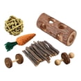 thumbnail image 1 of Juegos de juguetes de hámster de 6 uds., diente de molienda de , hámster, ejercicio, , juguetes para conejo, hurón, conejillo de , Yuyangstore Juguetes de hámster, 1 of 8