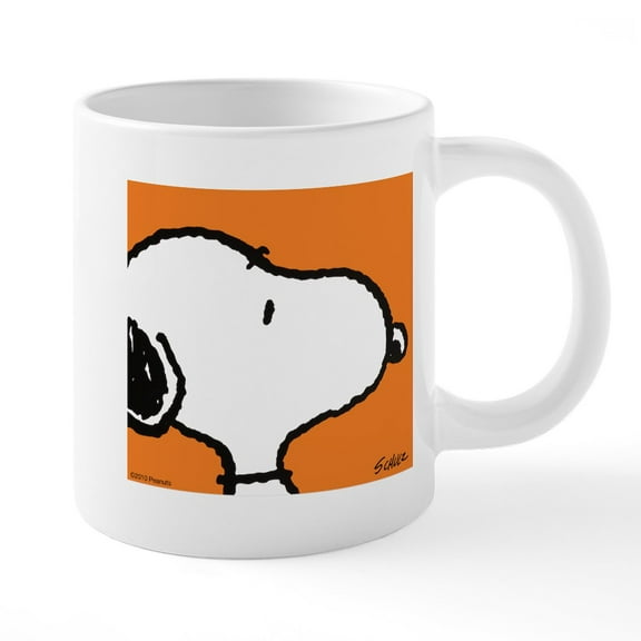 CafePress - Orangesnoopypw - 20 Oz White Ceramic Mega Mug