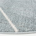 thumbnail image 3 of SAFAVIEH Adirondack Caitriona Geometric Squares Area Rug, Blue/Ivory, 8' x 8' Round, 3 of 11