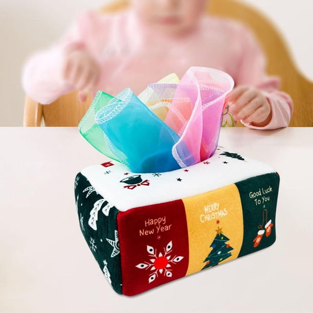Caja de pañuelos Montessori Hugo Juguetes sensoriales