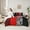 Black Red 01, variant on Homewish Romantic Valentines Day Twin Bedding Sets 7-Piece, Black Red Splash Bedding Comforter Set, Chic Leopard Zabra Print Reversible Sheet Sets, Luxury Bedroom Decor