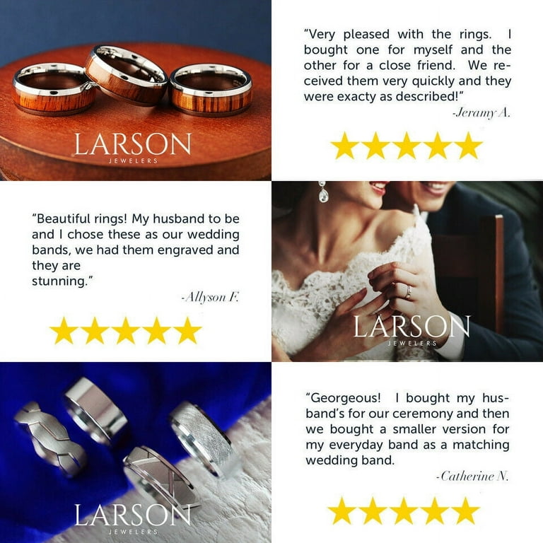 Larson jewelers cheap tungsten rings