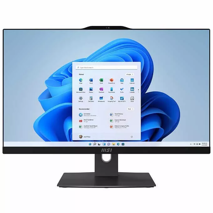 MSI Modern 23.8" All-In-One Touchscreen Desktop - Intel Core 7 Processor 150U - IPS FHD (1920 X 1080) - Windows 11 16GB RAM 1TB HDD + 1TB SSD