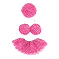 thumbnail image 1 of Atuendo para Ganso Conjunto de Bikini con Accesorios para Estatua Decorativa Material Lavable y Resistente Brinda Toque Divertido y Especial Adecuado para Reuniones al Aire Libre y Festivales Rosa, 1 of 8