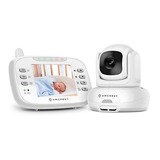Amcrest Video Baby Monitor With Camera Two Way Audio Motion Detection Pan Tilt Zoom Temperature Sensor Night Vision 3 5 Inch Lcd 2 4 Ghz Wi Fi With Fhss Ac 2 Walmart Com Walmart Com