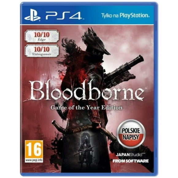 Jeu de l'Année Bloodborne (Import Eu) (Couverture en Polish) (PS4)