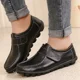 thumbnail image 3 of nuevos zapatos planos de cuero de moda, zapatos de punta de mujer de fondo suave, mocasines femeninos, botas planas informales para mujer, 3 of 5