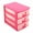 Pink, variant on Bobasndm 2 or 3 Layers Mini Drawer Desk Organizer Plastic Storage Boxes Containers Jewelry Cosmetics Storage Case