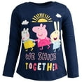thumbnail image 2 of Peppa Pig Toddler Girls 2 Pack Long Sleeve T-Shirts Toddler to Big Kid, 2 of 5