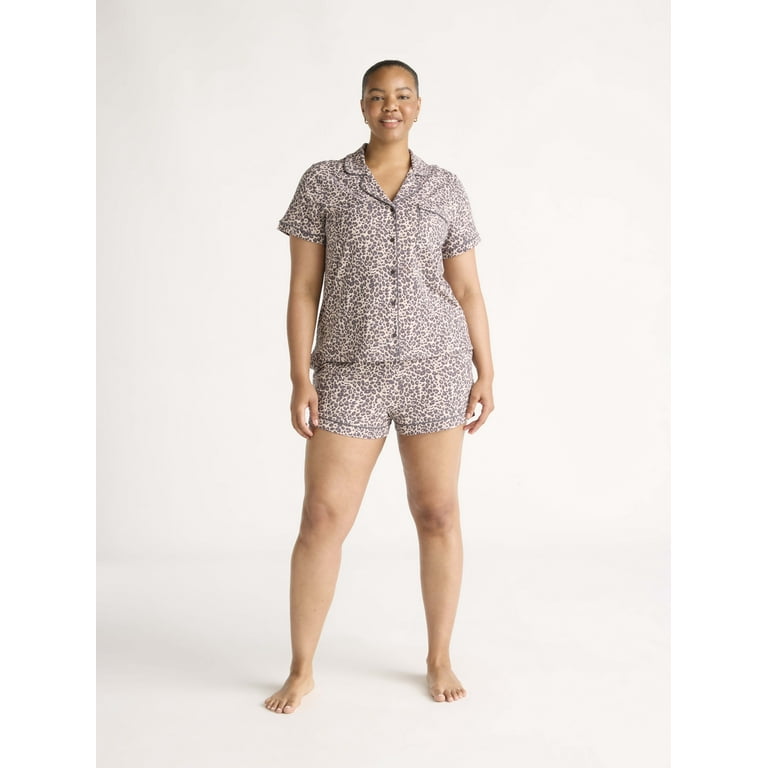 ya-ko♡ Joypsun Women's Dreamy Soft Collection Notch Collar Top and