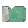 thumbnail image 2 of YFYANG Front Windshield Sun Shade, Green Texture Foldable Car Visor for Cars, Trucks, SUVs, Medium, 2 of 9