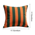 thumbnail image 3 of Outdoor Waterproof Pillow Covers,Easy to Clean Stripes Decoratives for Patio Couch Sofa Garden Sofa Bedroom 17.72x17.72 Inch, 3 of 6