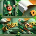 thumbnail image 4 of Green Theme Welcome Banner Gold Heart Pattern Gnome Backdrop Sunflower Design Clover Sunflower Background for Home Decoration Spring Celebration Welcome Event, 4 of 9