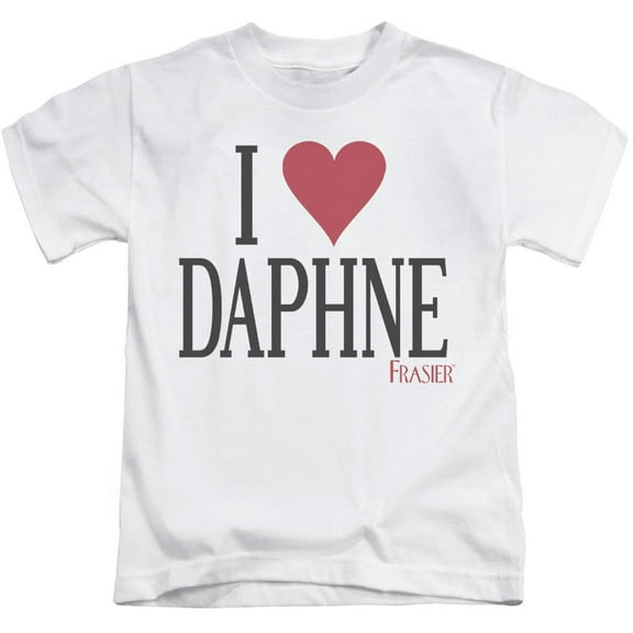 Frasier I Heart Daphne Youth 18/1 T-Shirt White