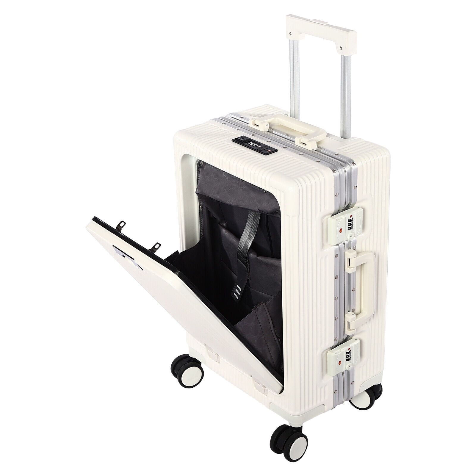 20" Smart Boarding Suitcase with USB Port, TSA Lock & Laptop Compartment – Durable, Lightweight, and Secure for Business & Leisure Travel