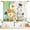 Daisy-03, variant on Ocean Beach Curtains, Coastal Nautical Trpical Wildfloral Ocean Landscape Sea Scenery Summer Drapery Treatments for Bedroom Living Room Bathroom Windows 2 Panels, 55x39 Inch