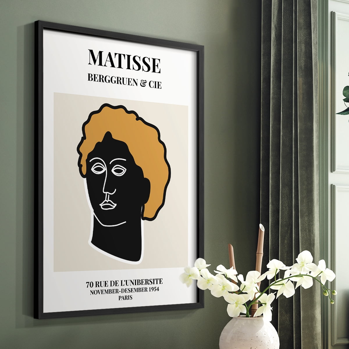 Matisse XLIV Framed Print - Solid Wood