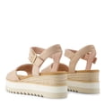 thumbnail image 3 of Sandalia TOMS Diana para Mujer en Gamuza Metálica con Cuña, 3 of 7
