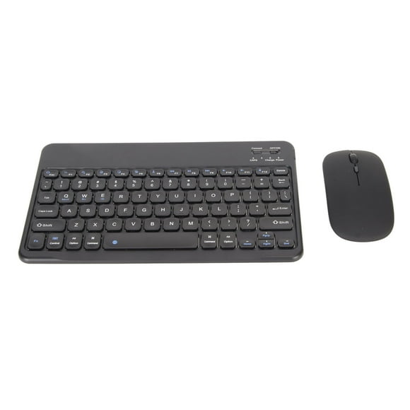 Wirelessly Keyboard and Mouse Combo, 10 Inch Bluetooths Keyboard and Mouse Set for for Win for IOS, Portable Waterproof Matching Keyboard Mouse for Travel Business