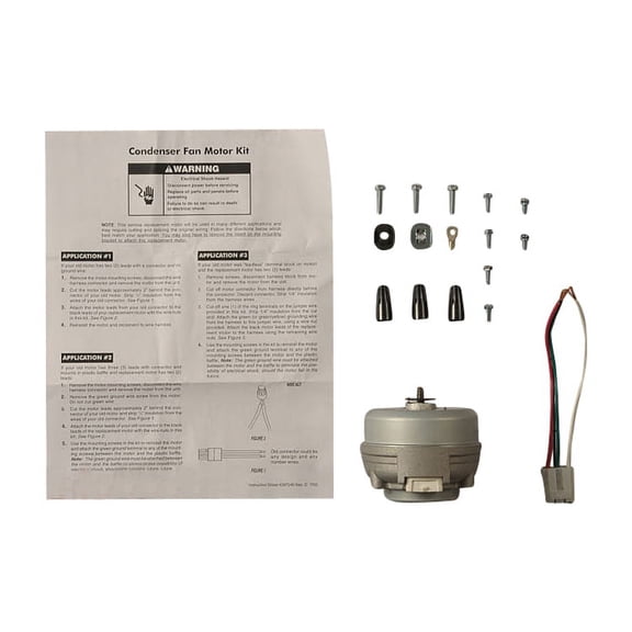 ForeverPRO W10822259 Motor-Cond for Whirlpool Refrigerator 4387244 2166191 2176336 2183437