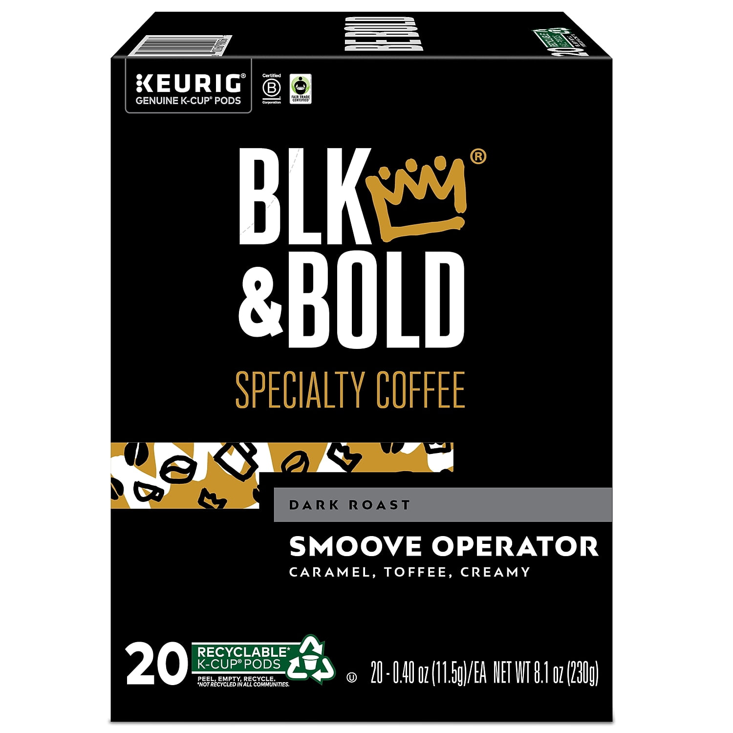 Smoove Operator Dark Roast - Keurig K-Cup Coffee Pods 20ct