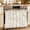 Beige, variant on Oven Skirt Curtain for Kitchen 20x27 Inch, Palm Tree Monstera Oven Curtain with 8 Ribbon Ties & Ruffle Trim, Stove Skirt Curtain Dishwasher for Cabinets Sinks Rust Red Leaf Boho Botanical Tropical