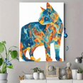 thumbnail image 4 of Qisvanset Mosaic Abstract Face Canvas Print 12x16 Inch Home Wall Gift, 4 of 8