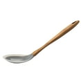 Culinary Elements Bamboo & Silicone Slotted Spoon BPA Free, Eco