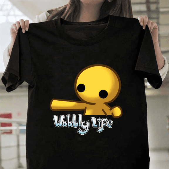 Wobbly Life Video Game Birthday Party Celebration Unisex T-Shirt, up to size 3XL.