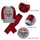 thumbnail image 4 of Conjuntos de pijamas familiares a juego para niños Pijamas navideños con camiseta de manga larga y pantalones Ropa de estar por casa - 3-4 años, 4 of 5