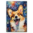 thumbnail image 3 of Pembroke Welsh Corgi Canvas Wall Art Colorful Pet Canvas Oil Painting Canvas Print Street Art Farmhouse Cattle Modern Artwork Living Bedroom Bathroom Home Office Decor, 3 of 4
