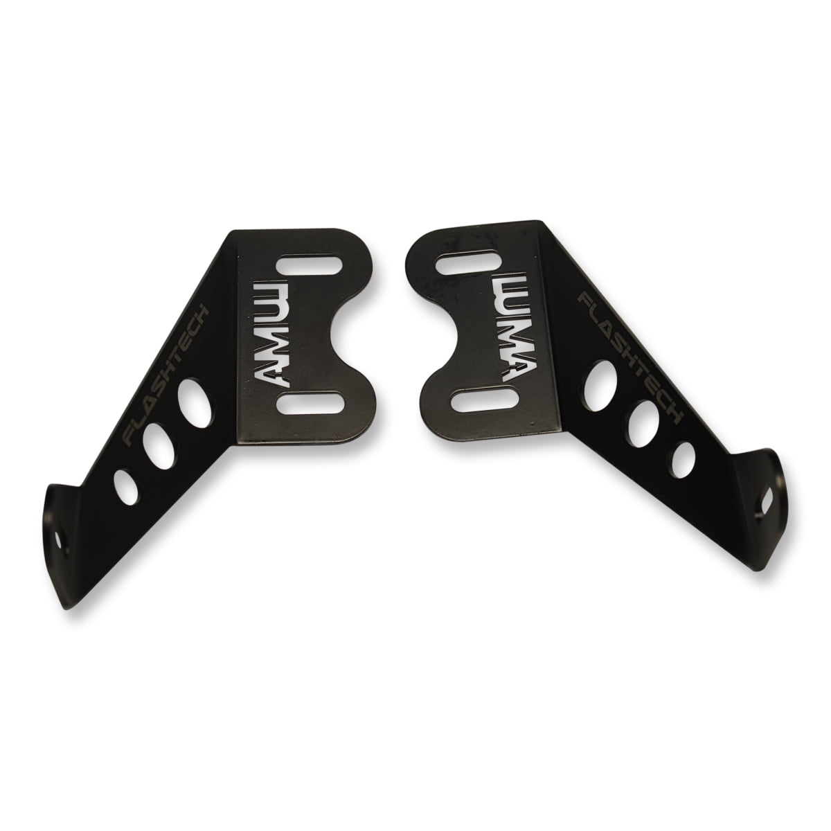 Flashtech LED Light Bar Bracket Windshield Hood Light Bar Mount Kit for