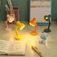 thumbnail image 5 of Mini Robot de luz nocturna LED para mascotas, lámpara de mesa plegable con botón de batería, regalo para niños, decoración de dormitorio, lámpara de lectura, luces nocturnas, 5 of 5