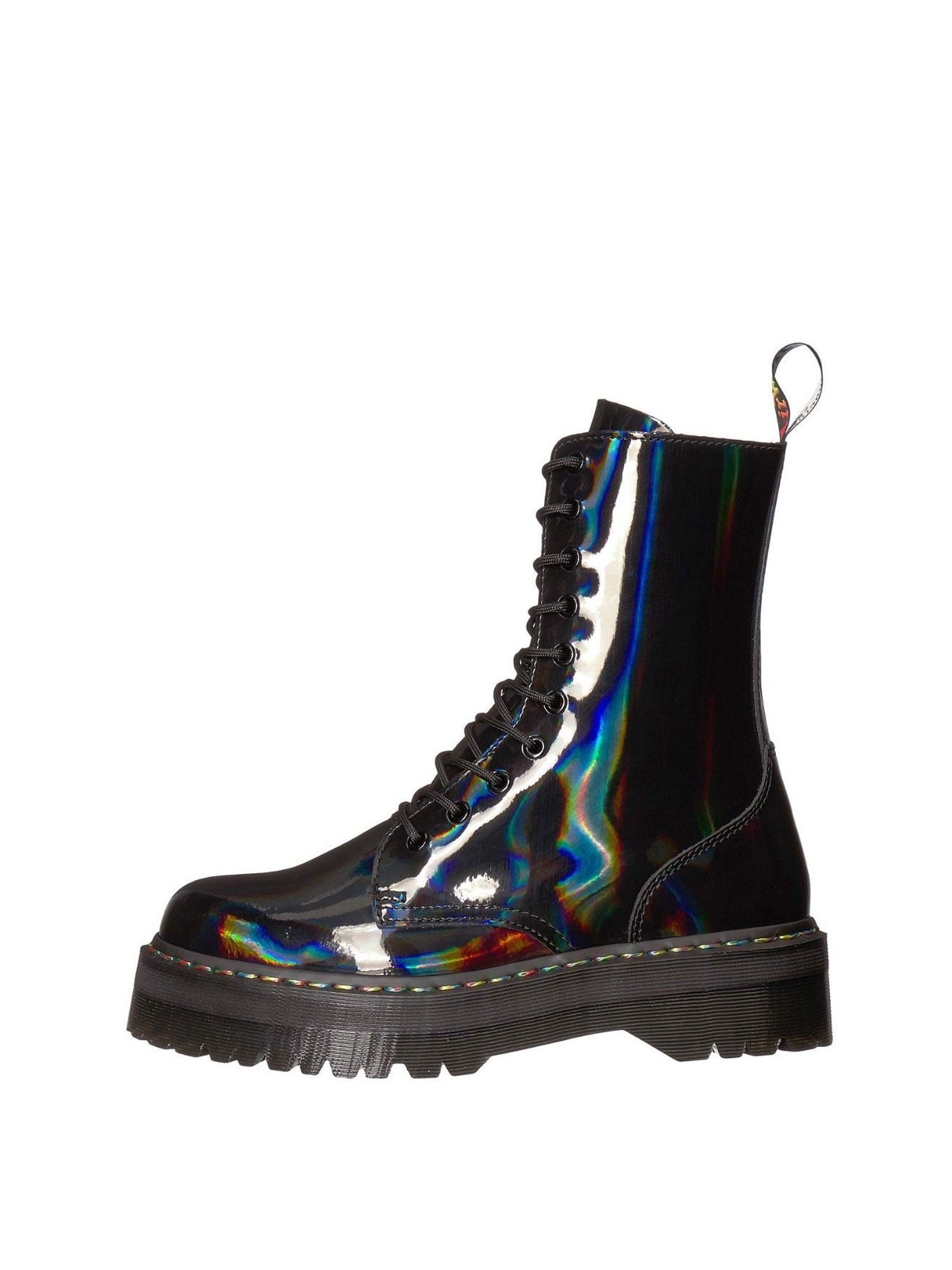 black rainbow jadon platform boots